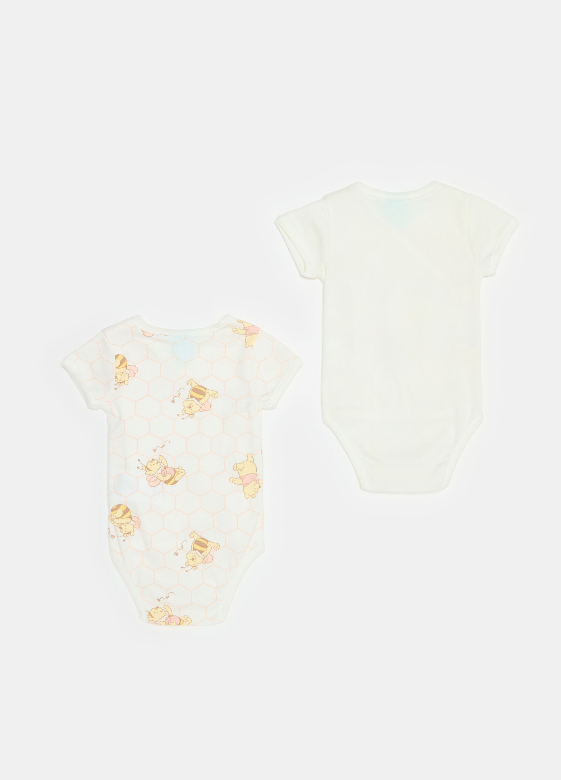 Two-pack Winnie the Pooh organic cotton bodysuits