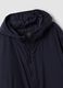 Navy blue hooded jacket with zip_5