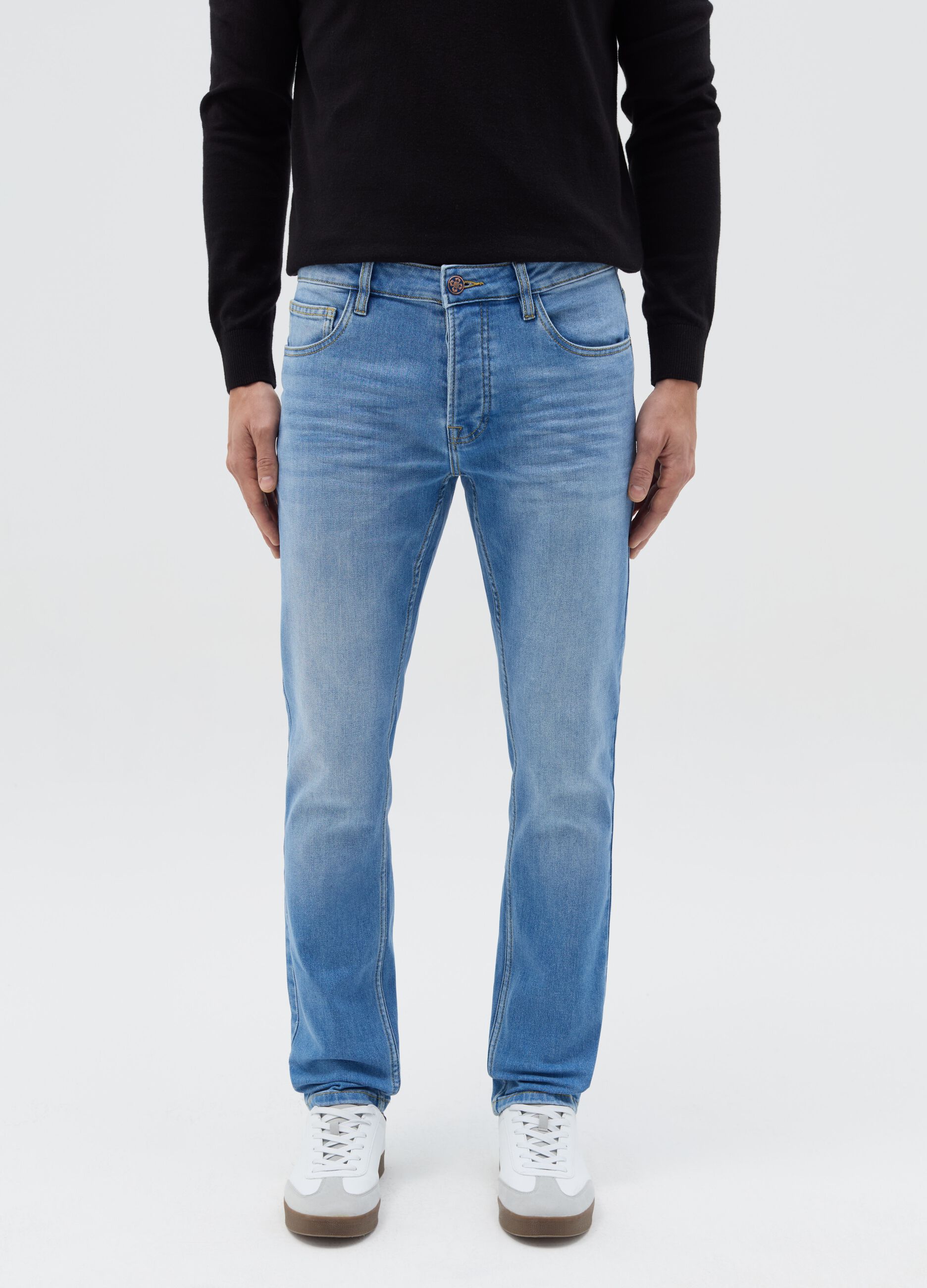 Skinny-fit jeans with five pockets