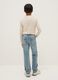 Blue stretch denim regular fit jeans for boys_1