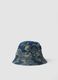 Blue pure cotton bucket hat_1