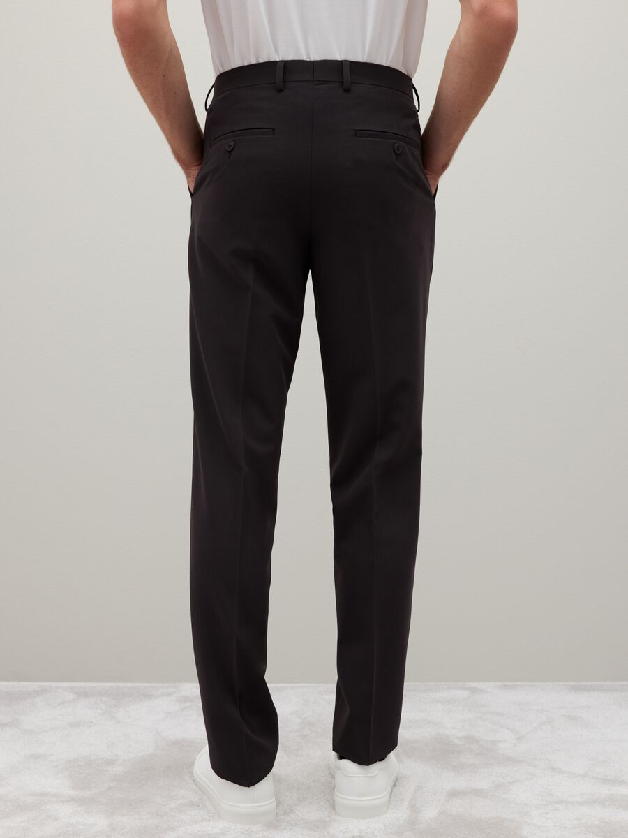 Black Slim Fit Trousers_3