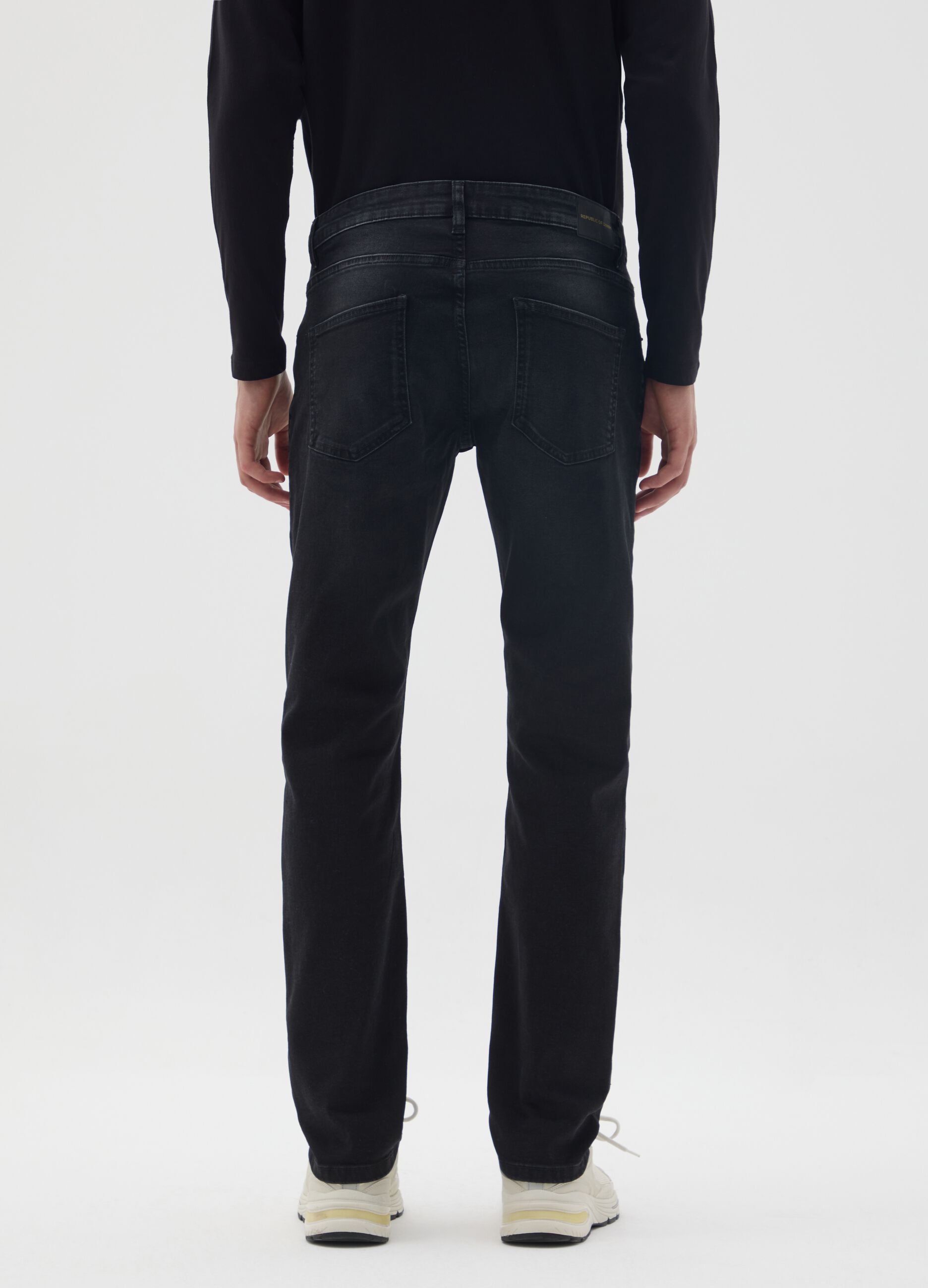 Black Denim Slim Fit Jeans