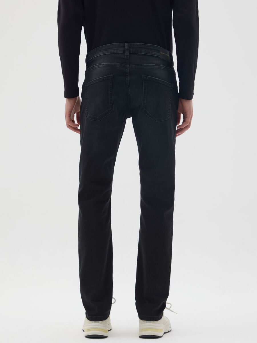 Black Denim Slim Fit Jeans_2