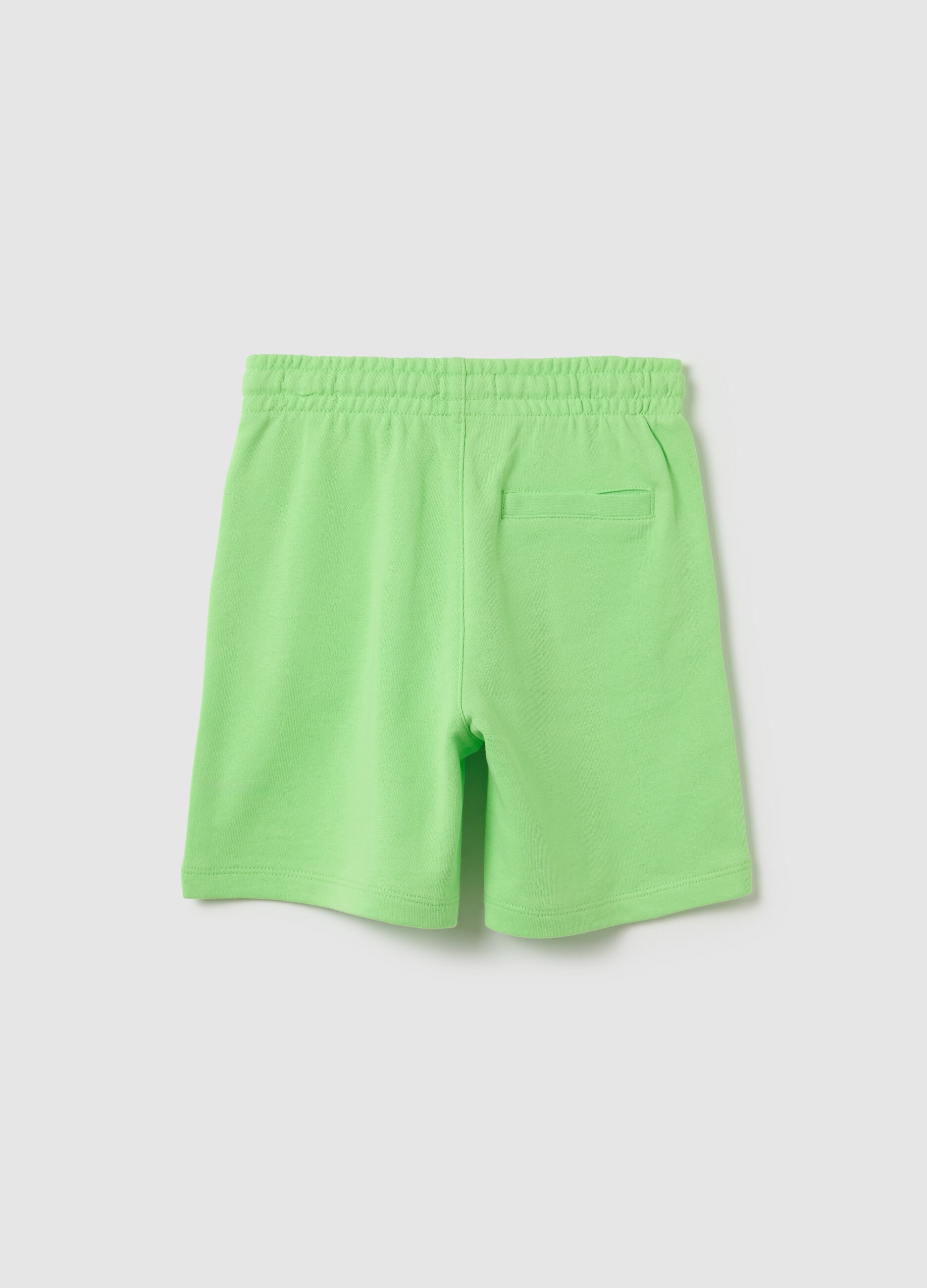 Green Shorts for Kids by OVS in Pure Cotton