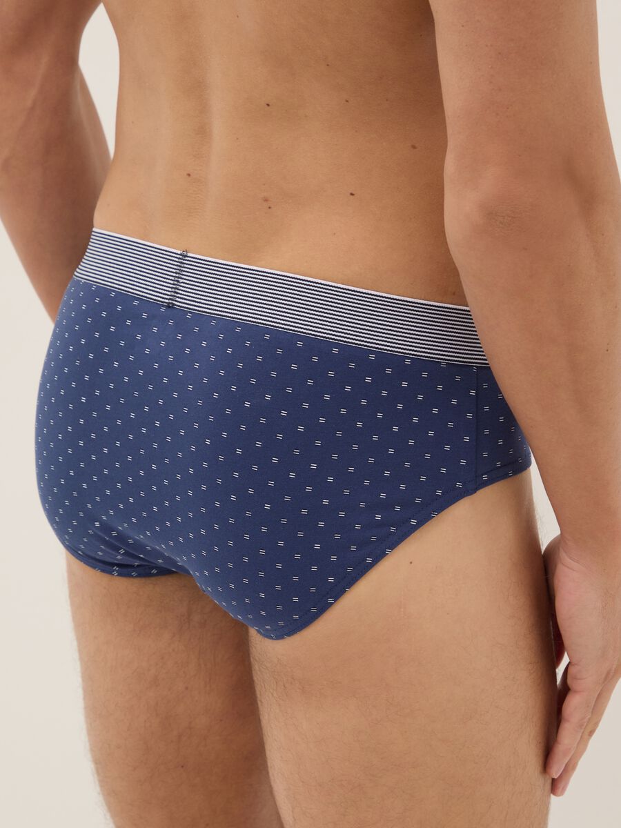 Tripack slip in cotone elasticizzato multicolor regular fit_2