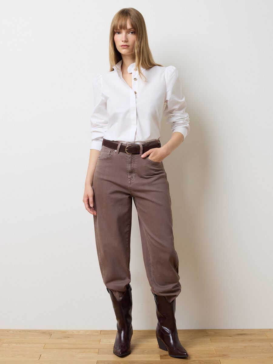 White pure cotton shirt regular fit_2