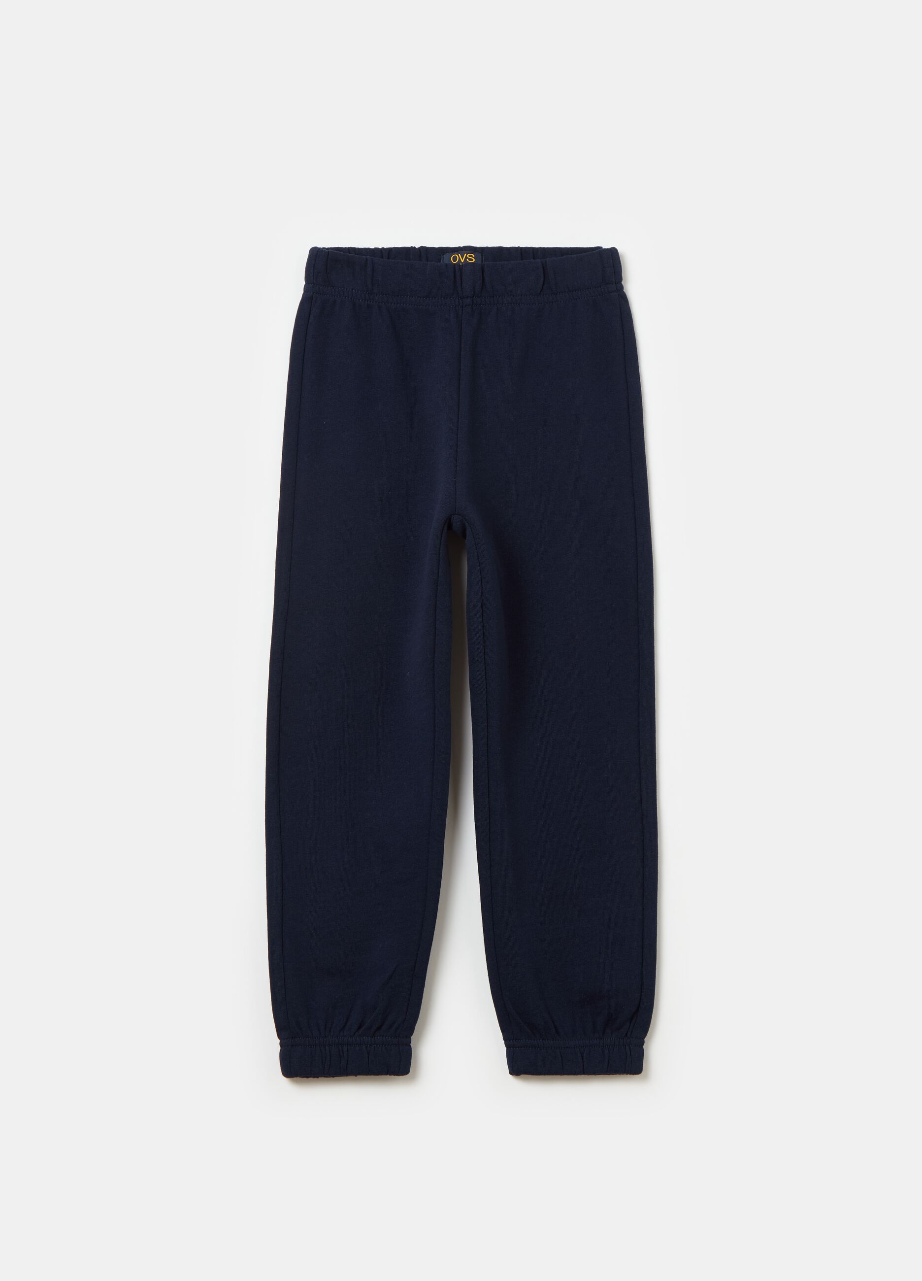 Joggers in felpa con profili elasticati