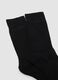 2-pack of black short socks in stretch fabric_1