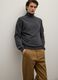 Grey high-neck lambswool turtleneck regular fit_3
