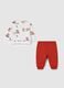 Organic cotton jogging set with animals print_1