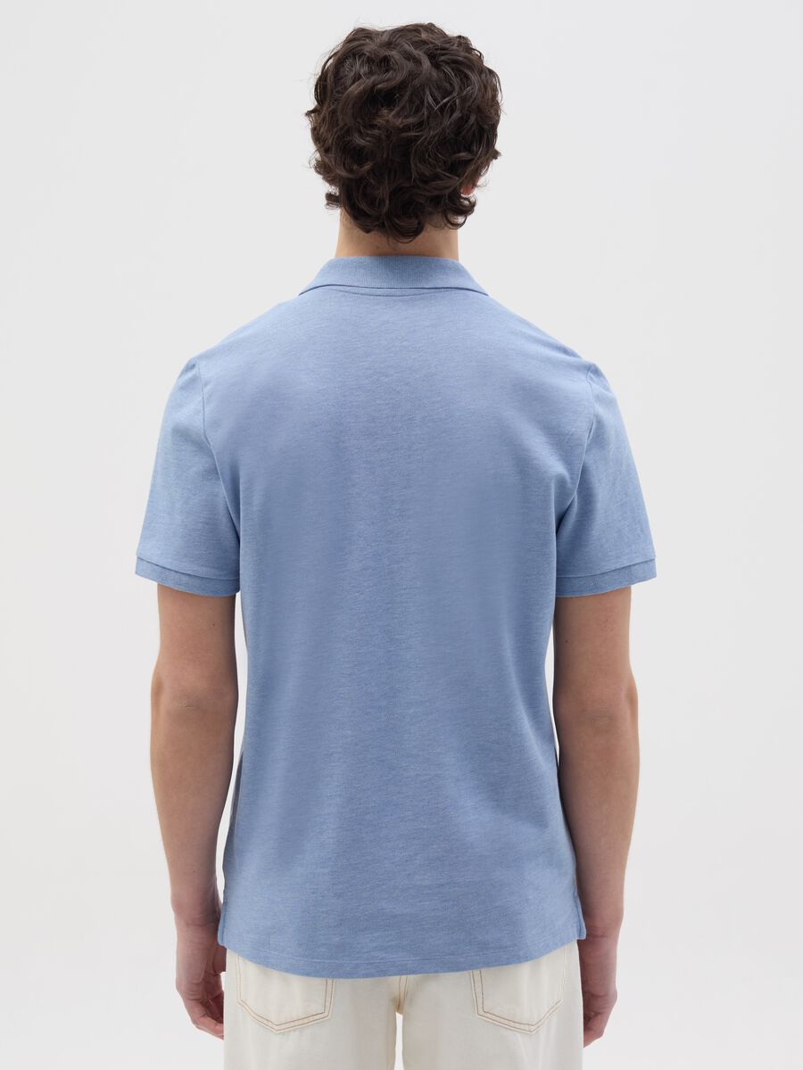 Regular-fit polo shirt in cotton_3