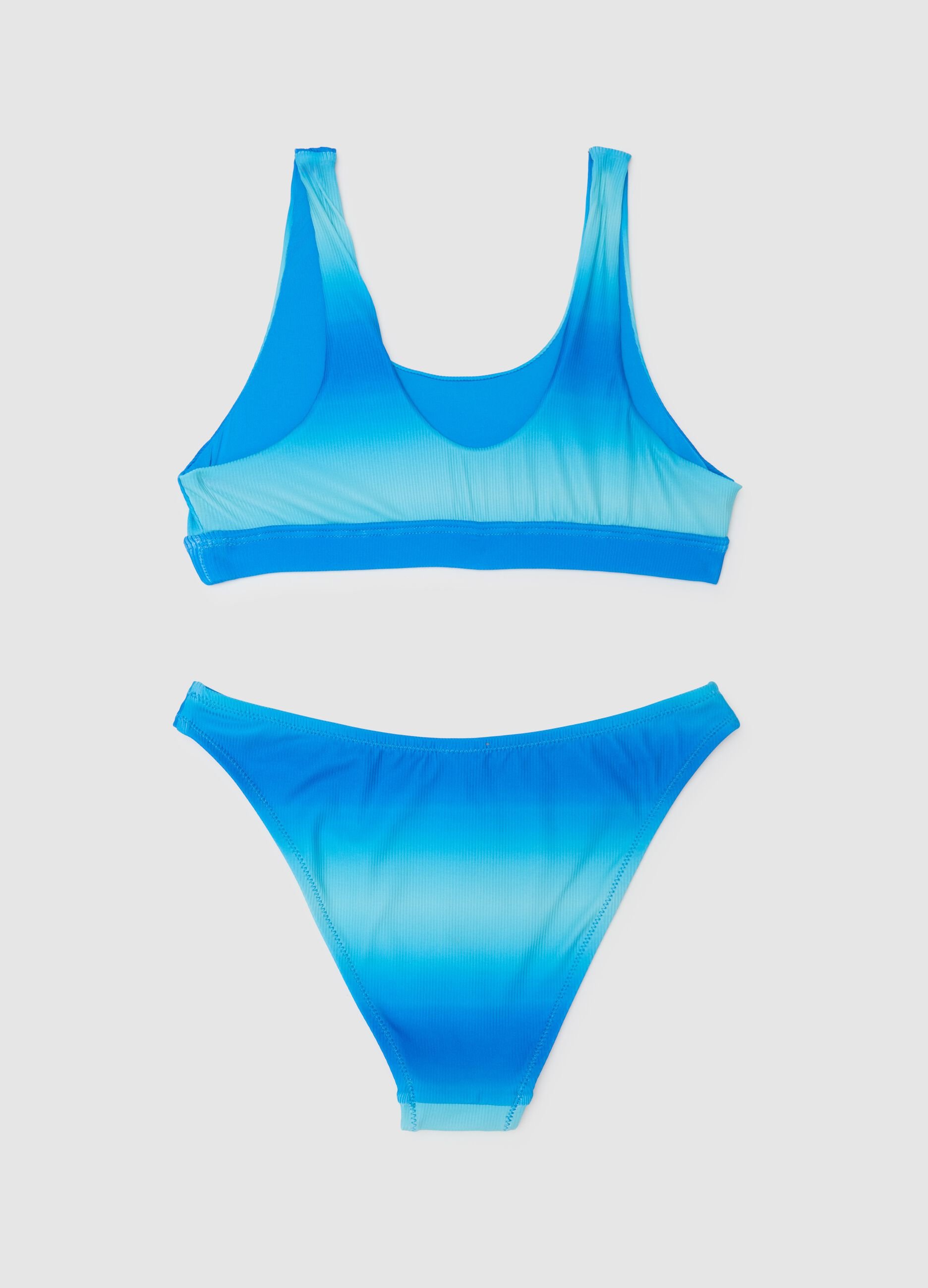 Girl's multicoloured stretch blend bikini