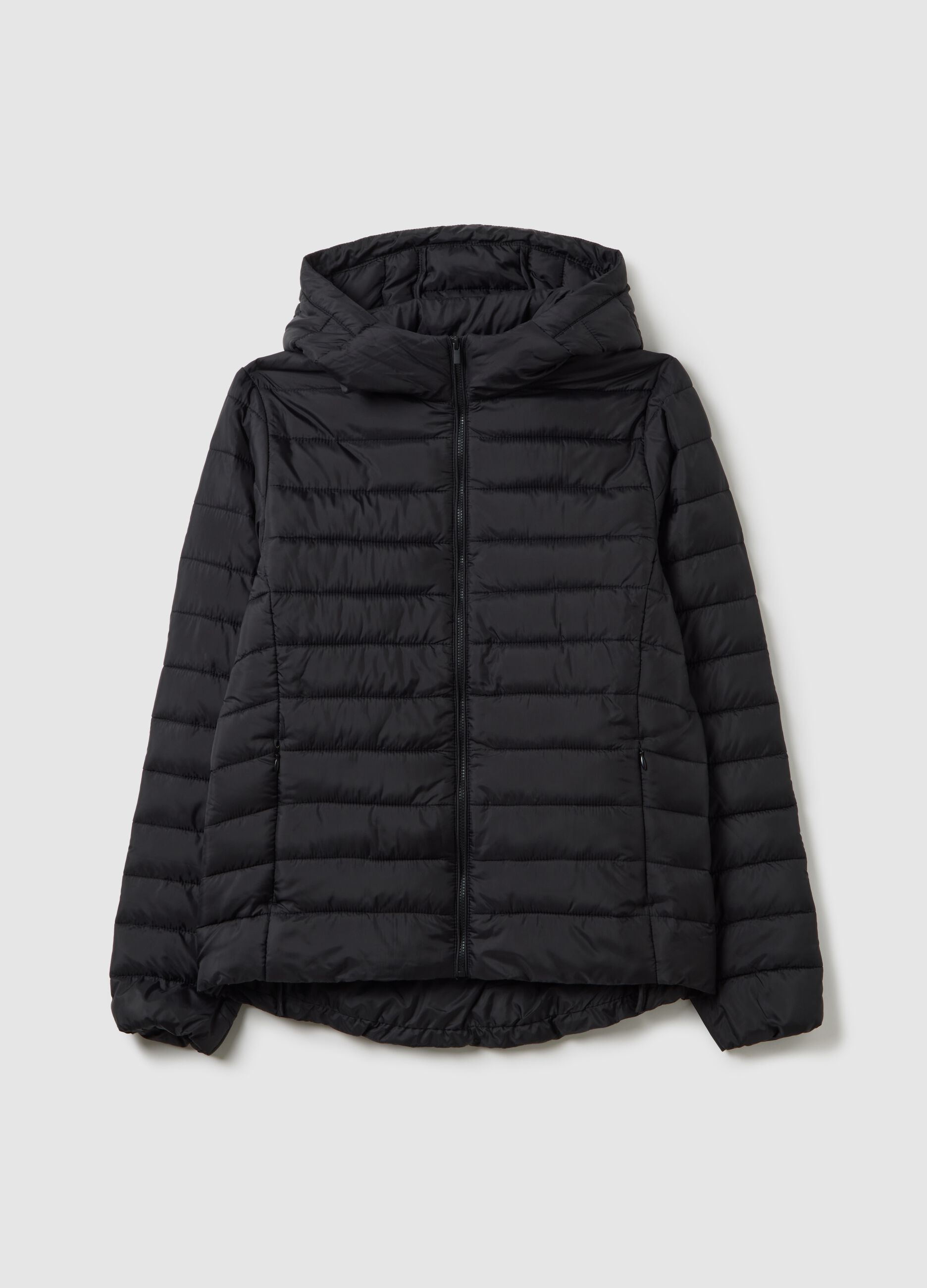 Black regular fit jacket