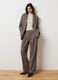 Brown blazer in stretch fabric_1