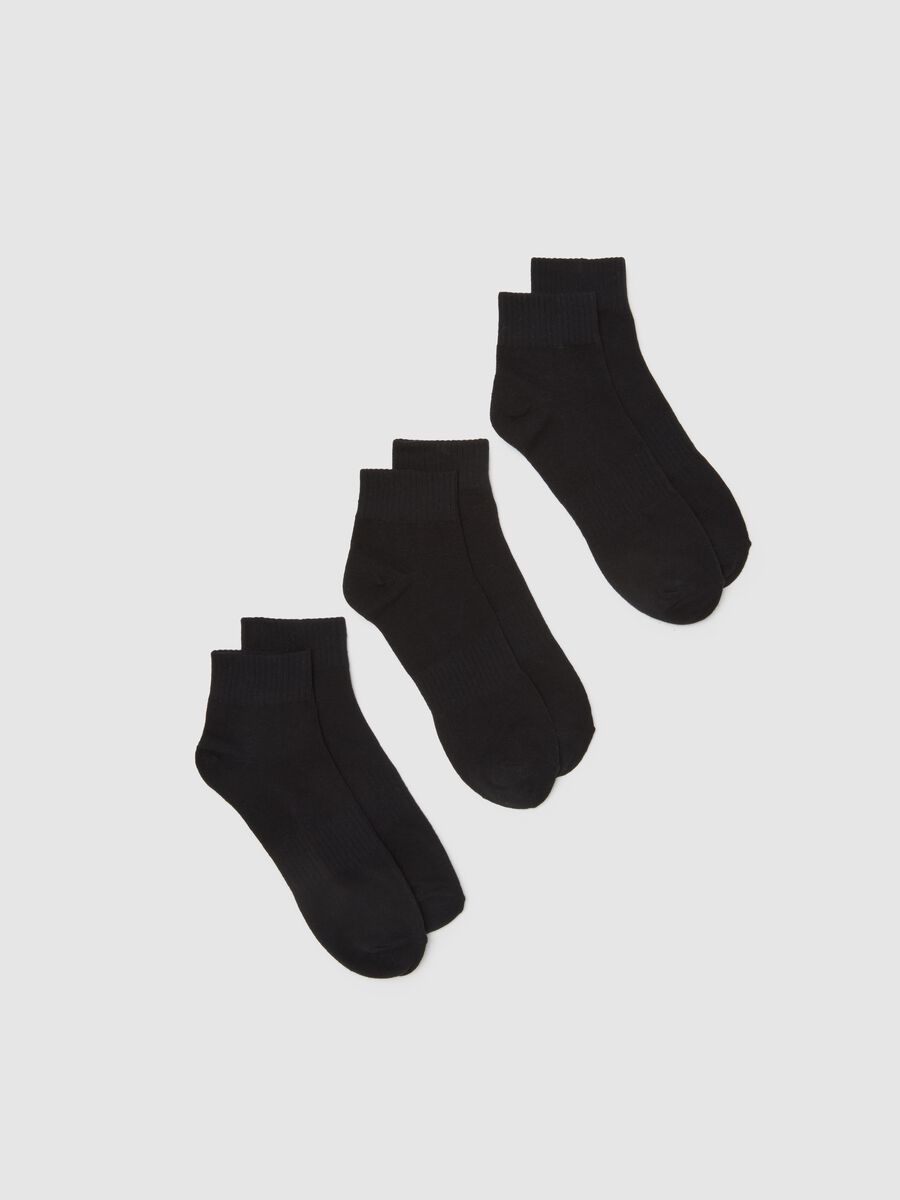 Set of Black Cotton Socks_0