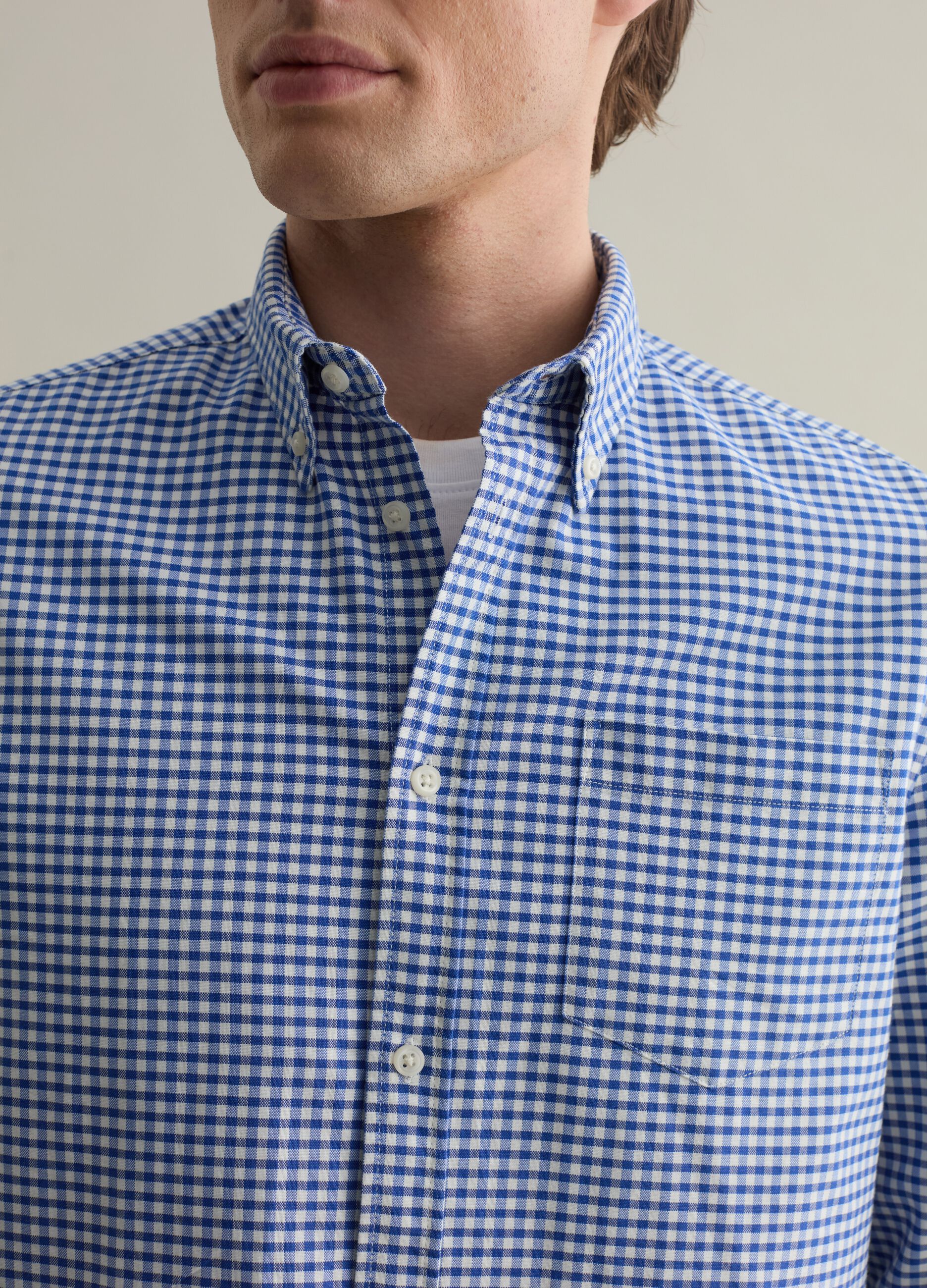 Camicia in cotone oxford a quadretti