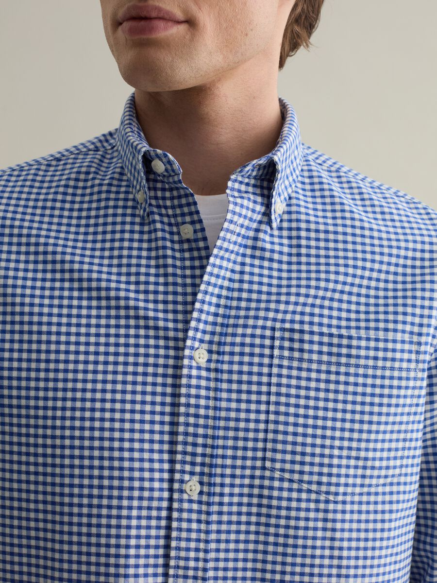 Check shirt in Oxford cotton_3