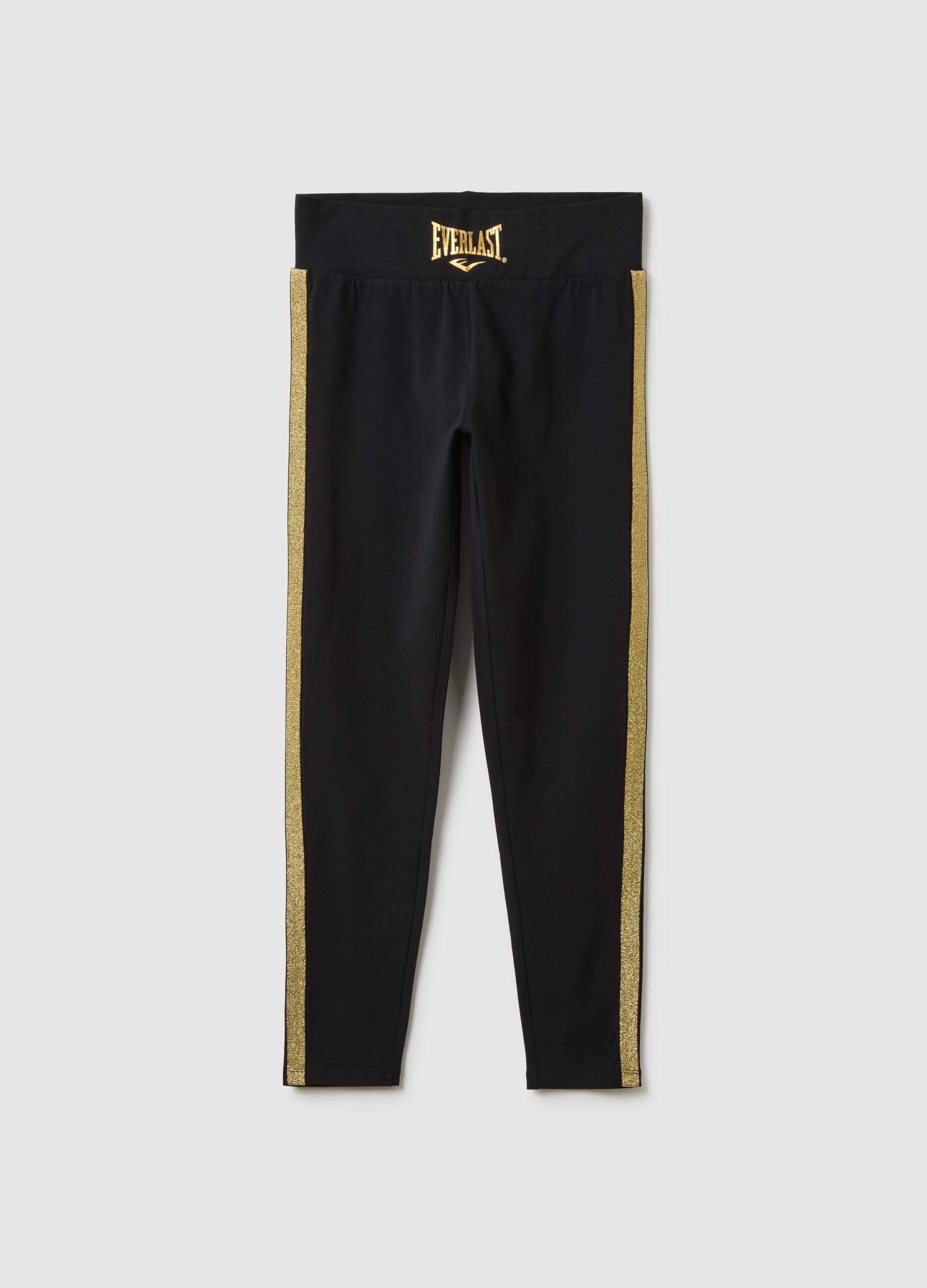 Leggings in cotone elasticizzato neri Everlast
