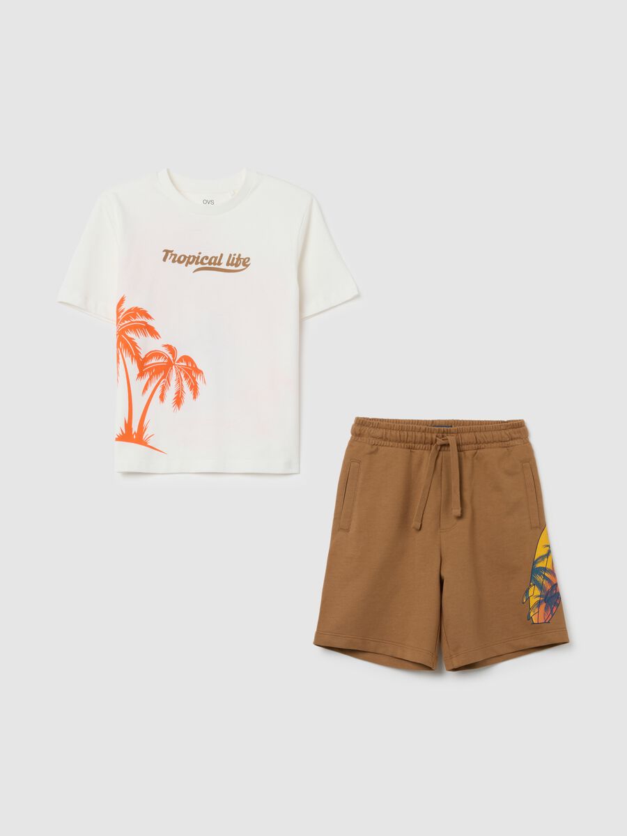 Multicolor regular fit pure cotton children's outfit_0