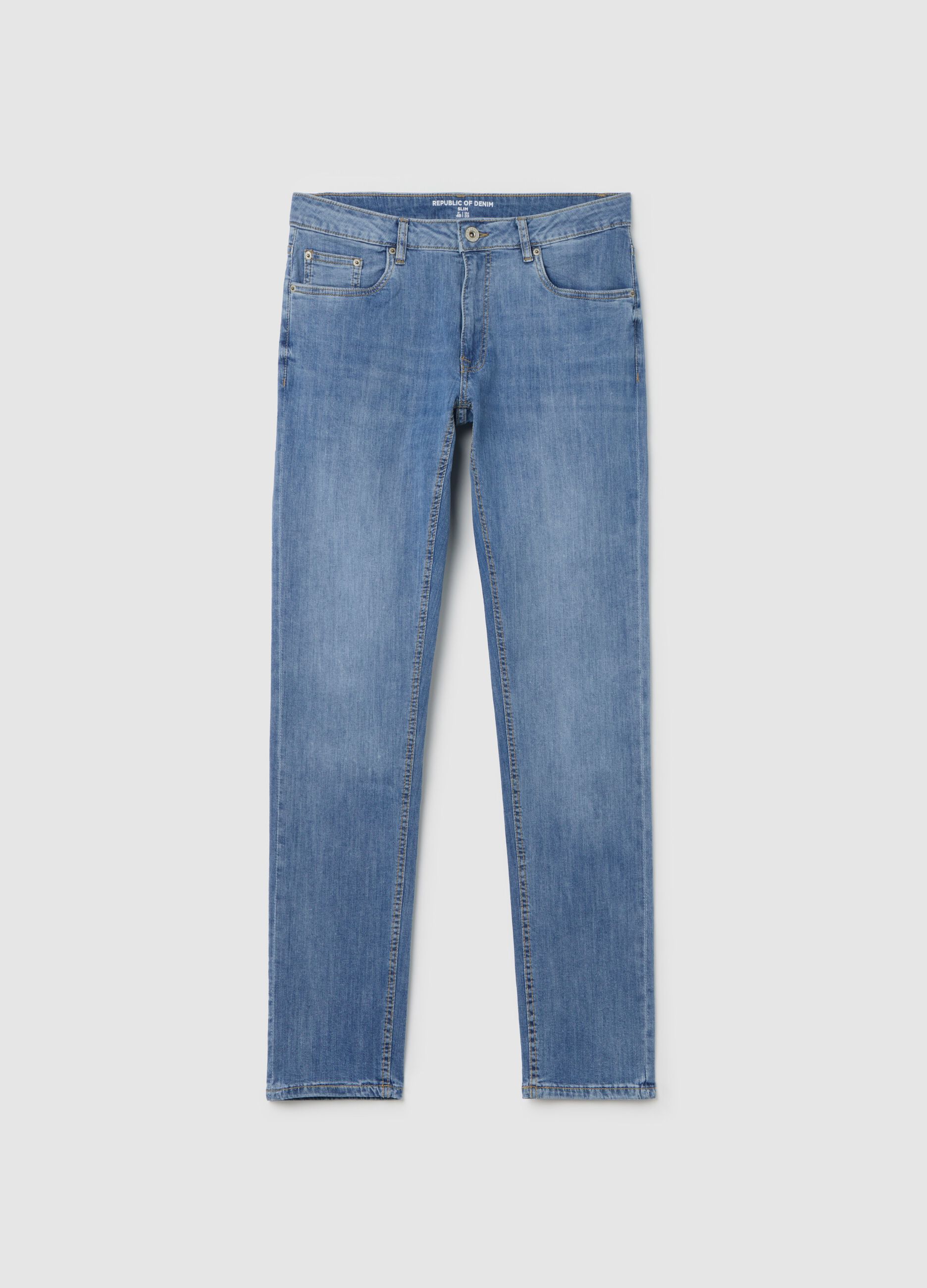 Slim-fit jeans with five pockets