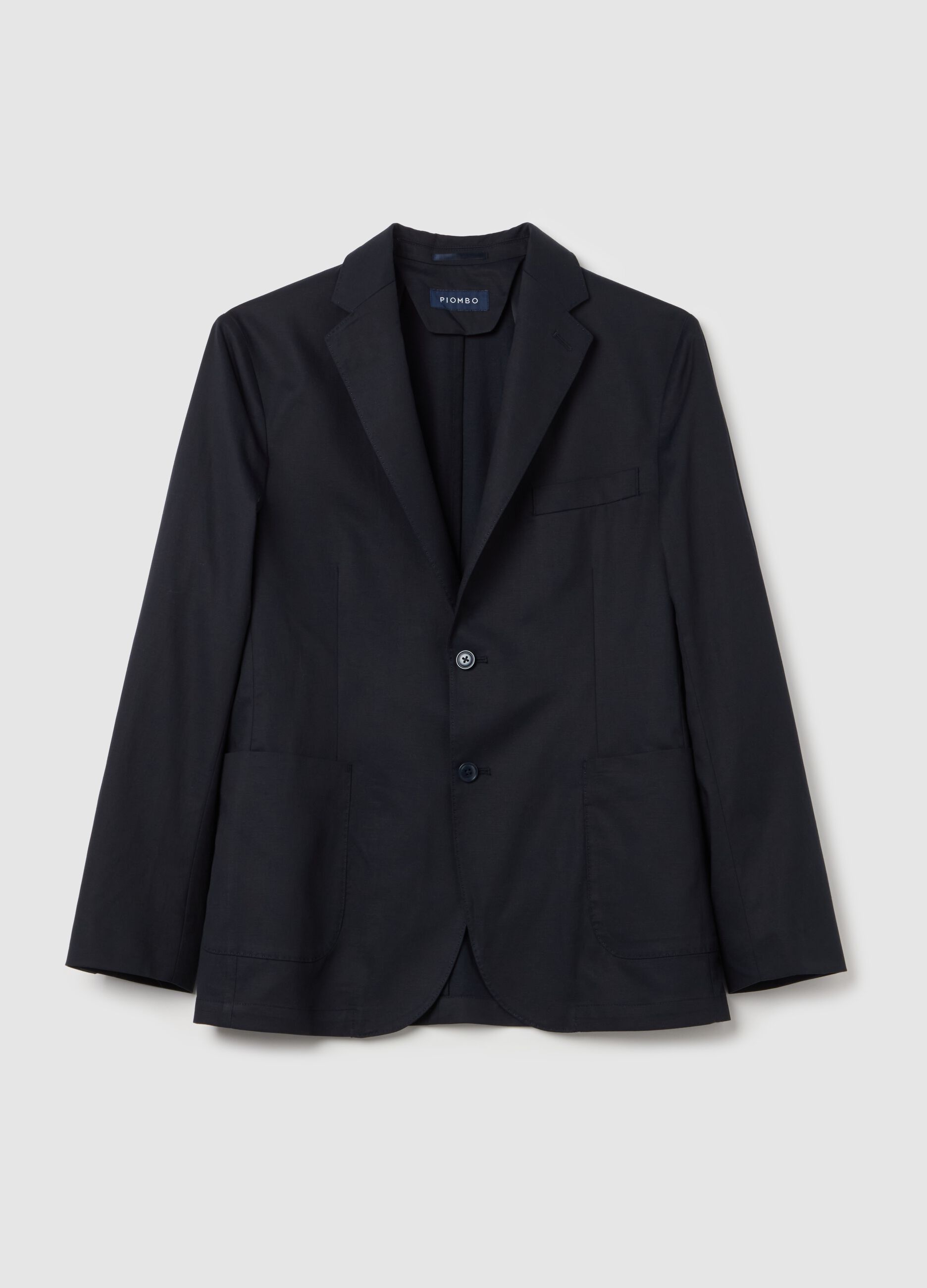 Blazer in Lyocell, cotton and linen