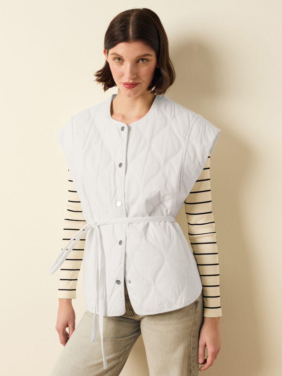 Quilted jacket with kimono sleeves_1
