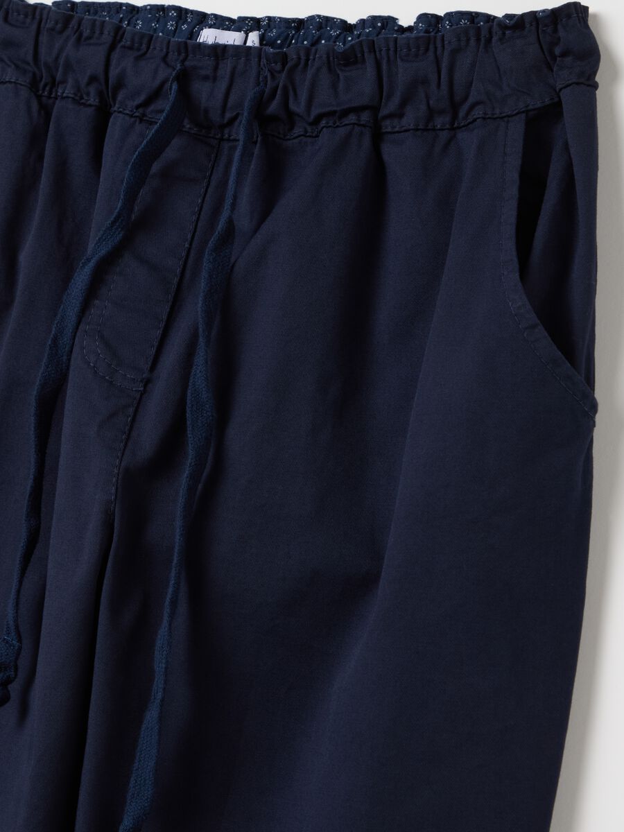 Stretch cotton jogger trousers_5