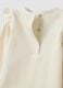 White ribbed organic cotton Disney bodysuit with ruffles and 101 Dalmatians print for baby girl_3