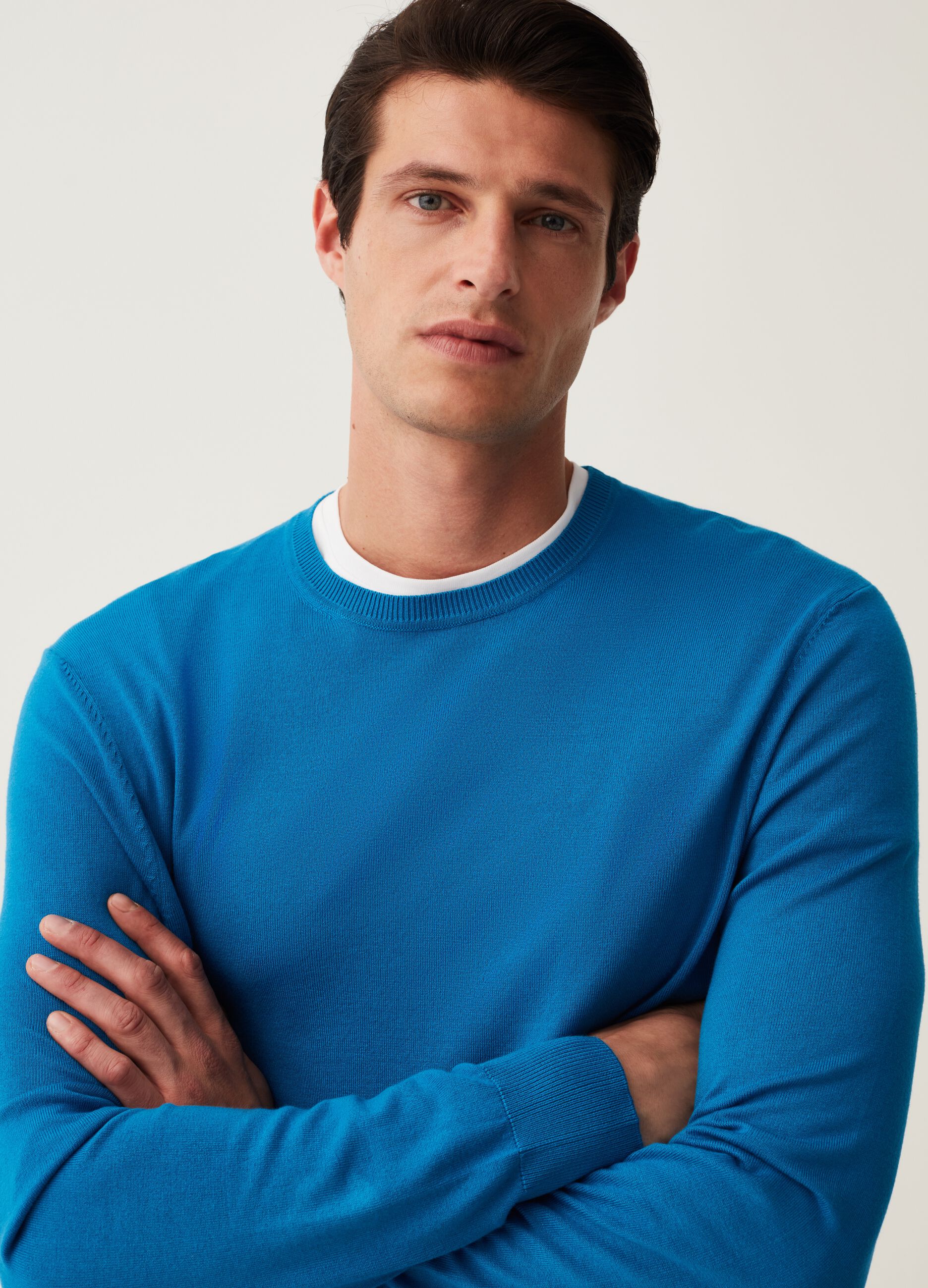 Pullover con scollo rotondo_1