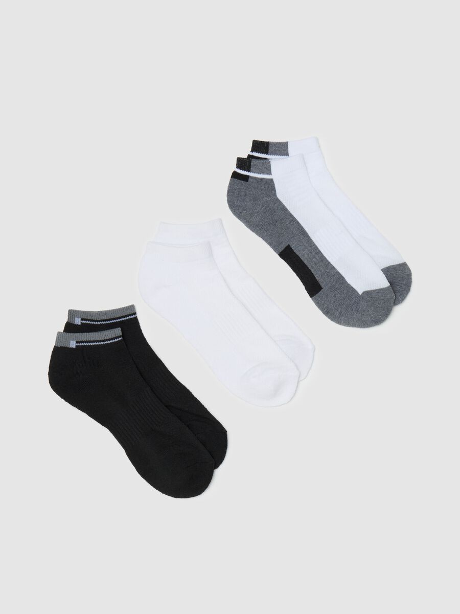Three-pair pack stretch sneaker liners_0