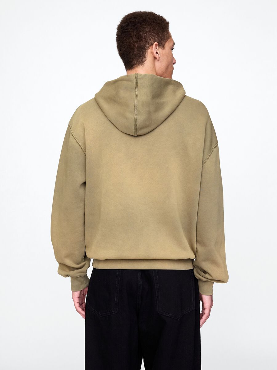 Brown Hooded Sweatshirt Gap_3