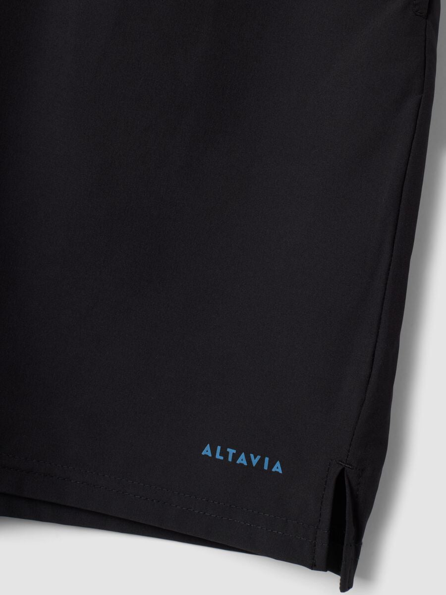 Shorts neri in tessuto elasticizzato easy dry ALTAVIA RUNNING_2