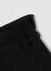 Black stretch viscose mini skirt with belt_5