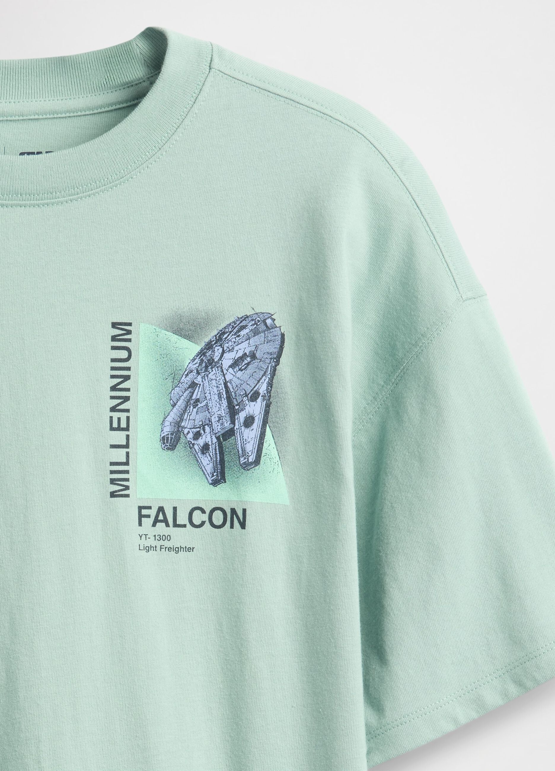 Millennium Falcon Green T-shirt
