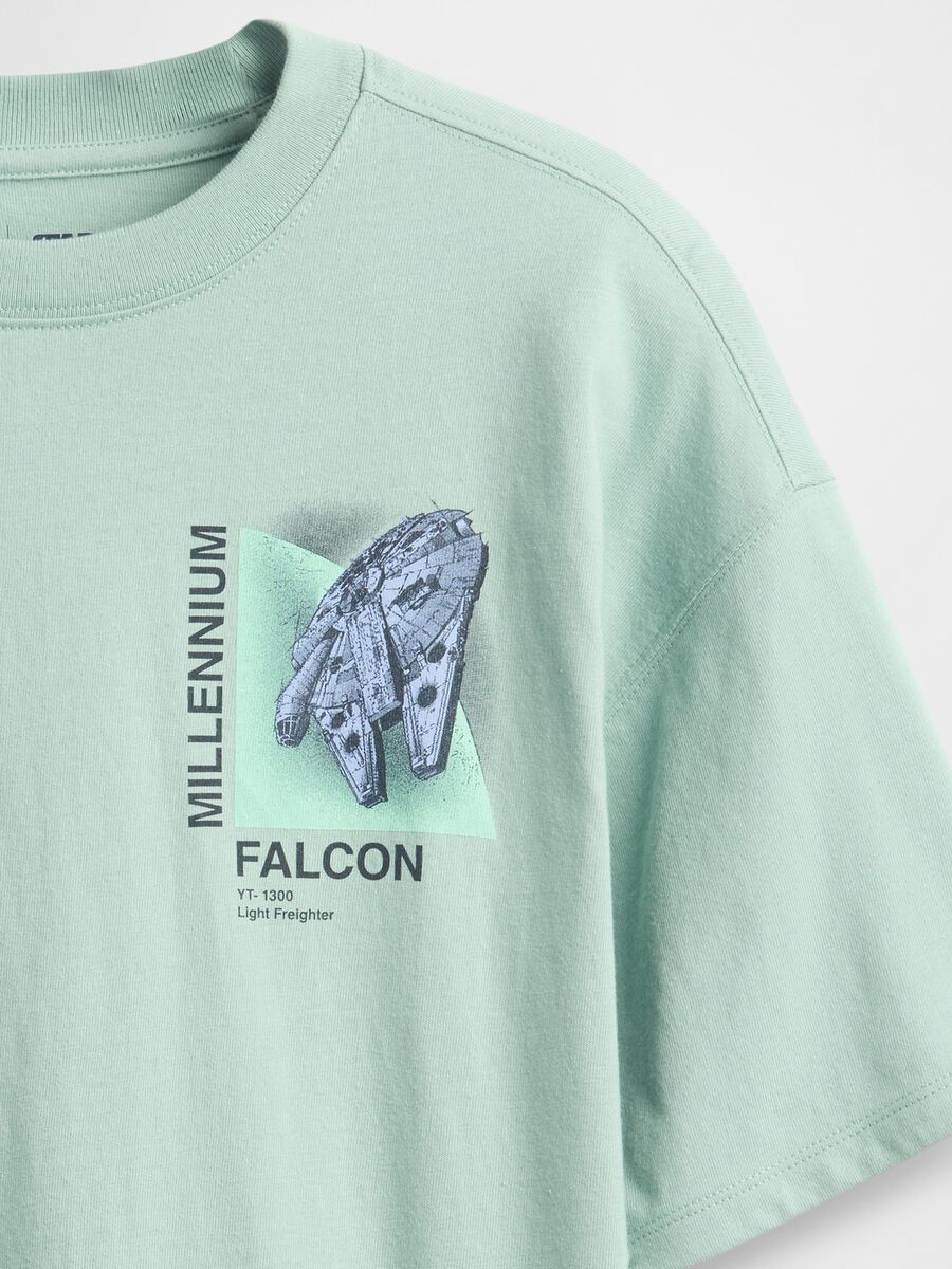 Millennium Falcon Green T-shirt_2