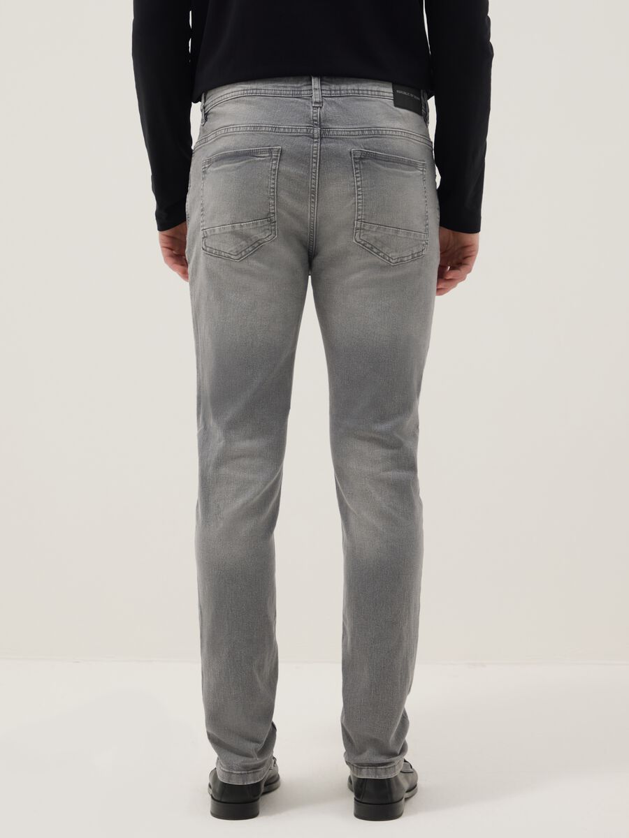 Grey super skinny cotton blend jeans_2