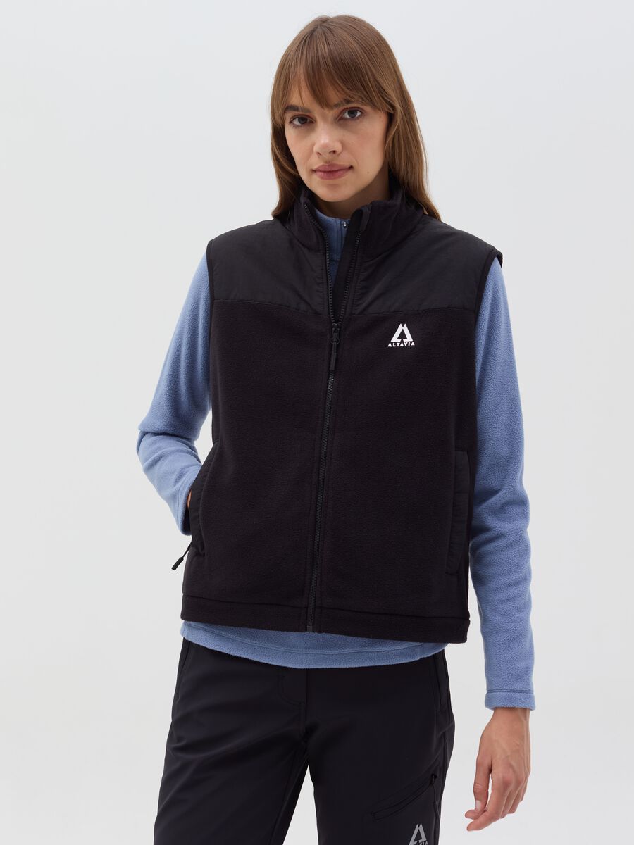 Altavia by Deborah Compagnoni full-zip fleece gilet_0