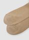 Beige long stretch viscose socks_2