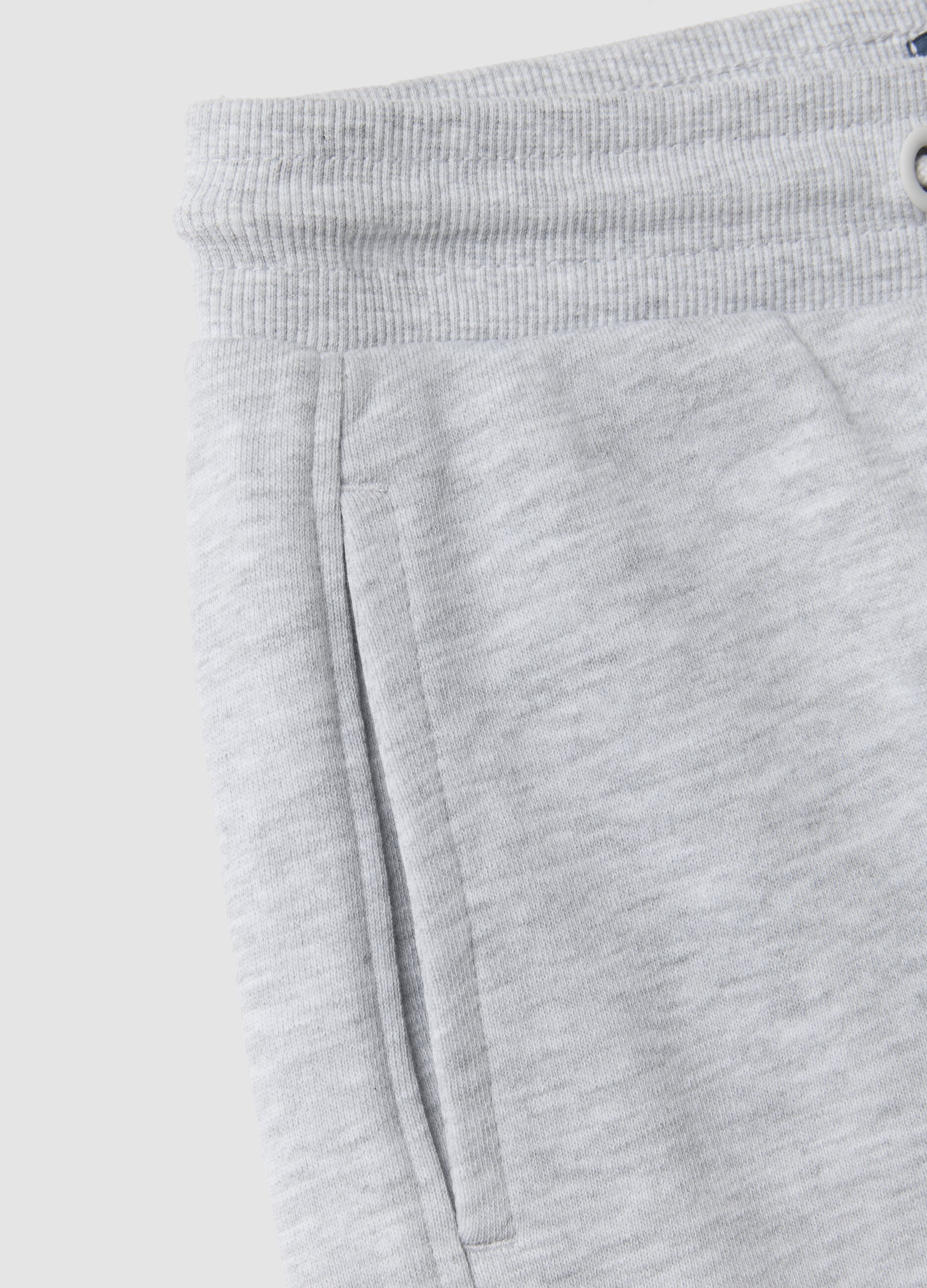 Grey organic cotton joggers