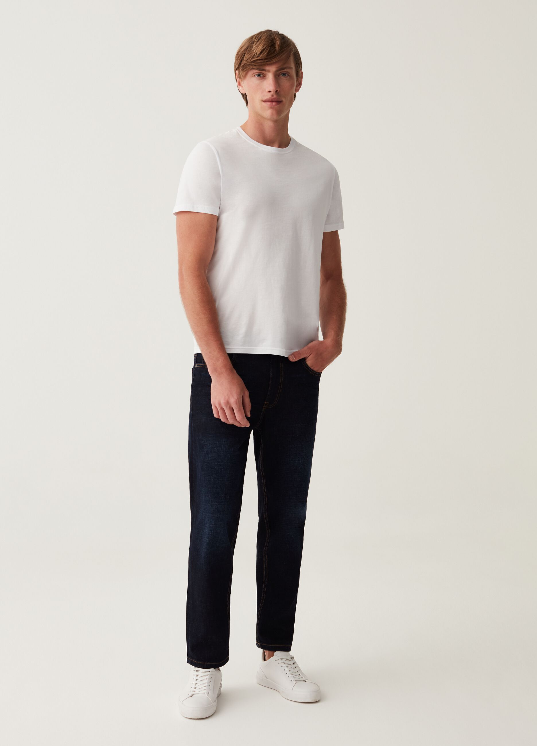 Jeans relaxed fit cinque tasche_0