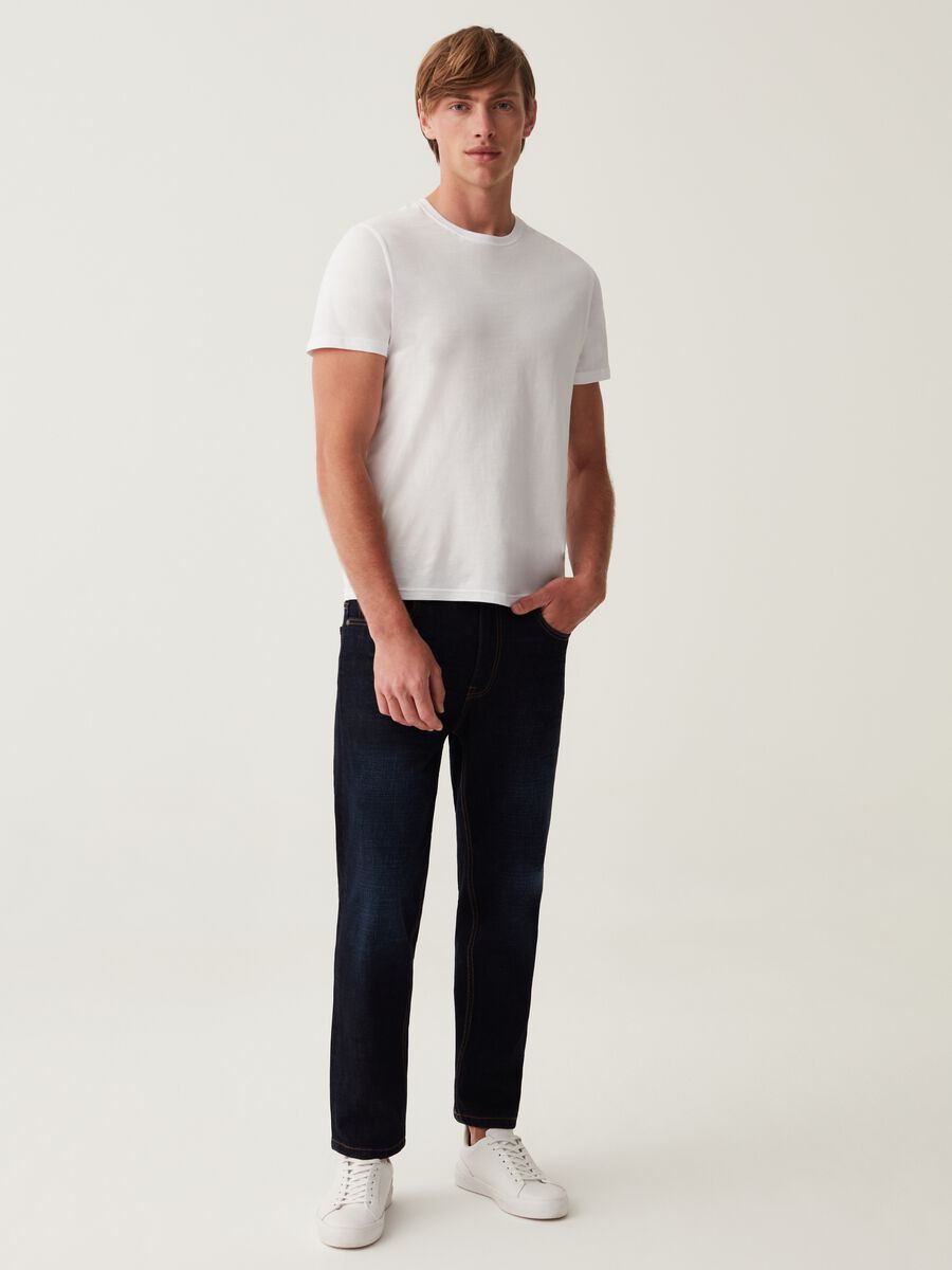Jeans relaxed fit cinque tasche_0