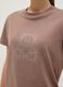 Pure cotton brown t-shirt regular fit with glittery teddy bear_3