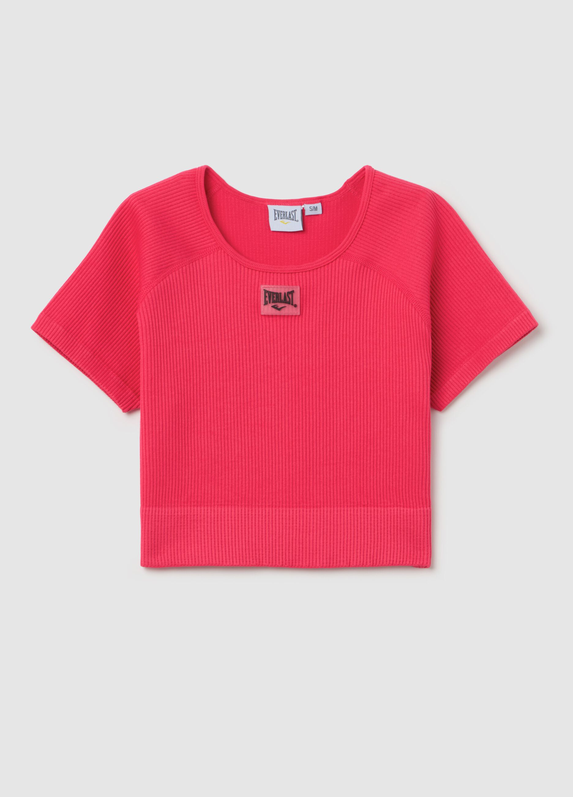 Ribbed crop T-shirt