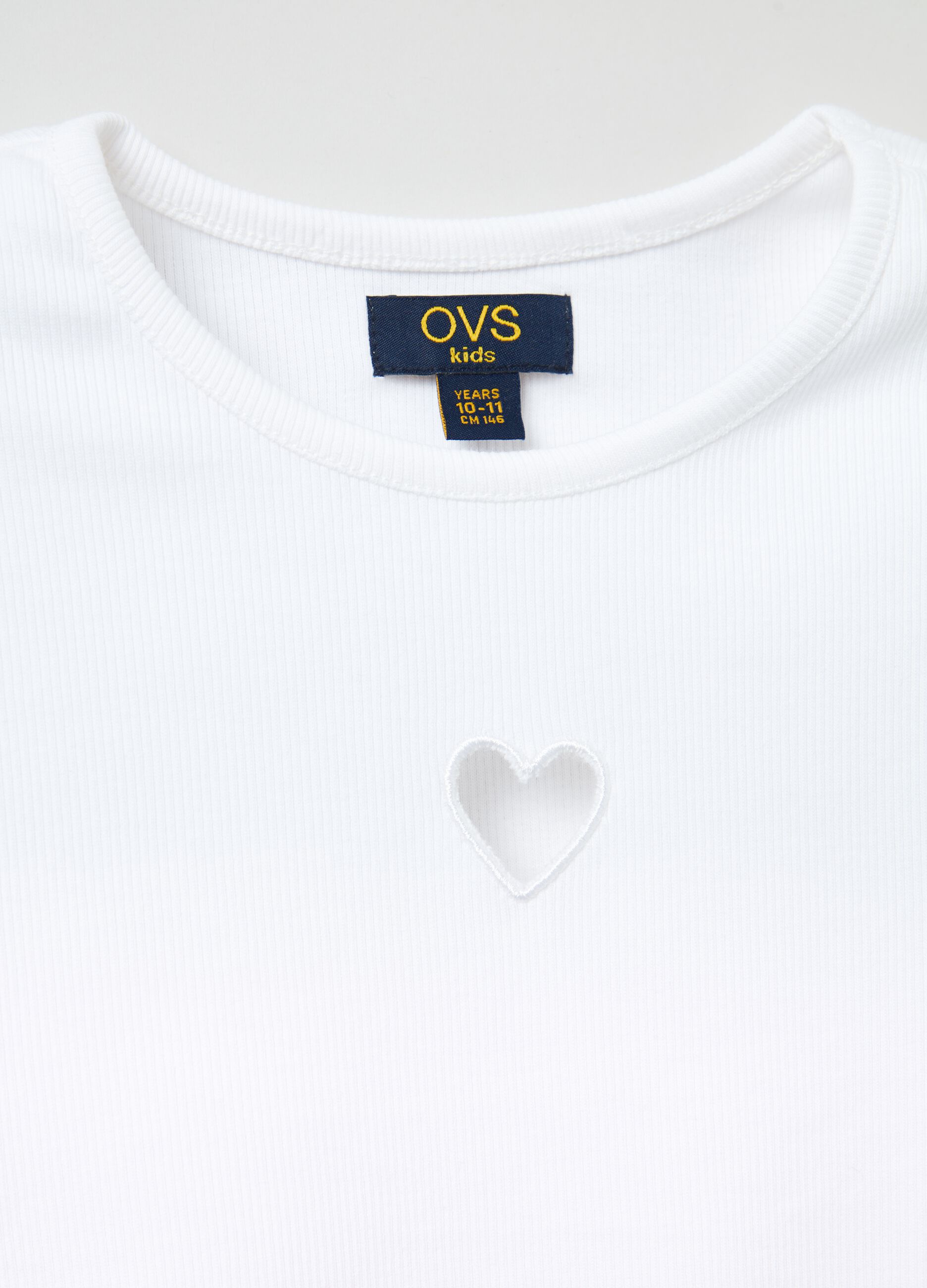 T-shirt a maniche lunghe con cuore_2