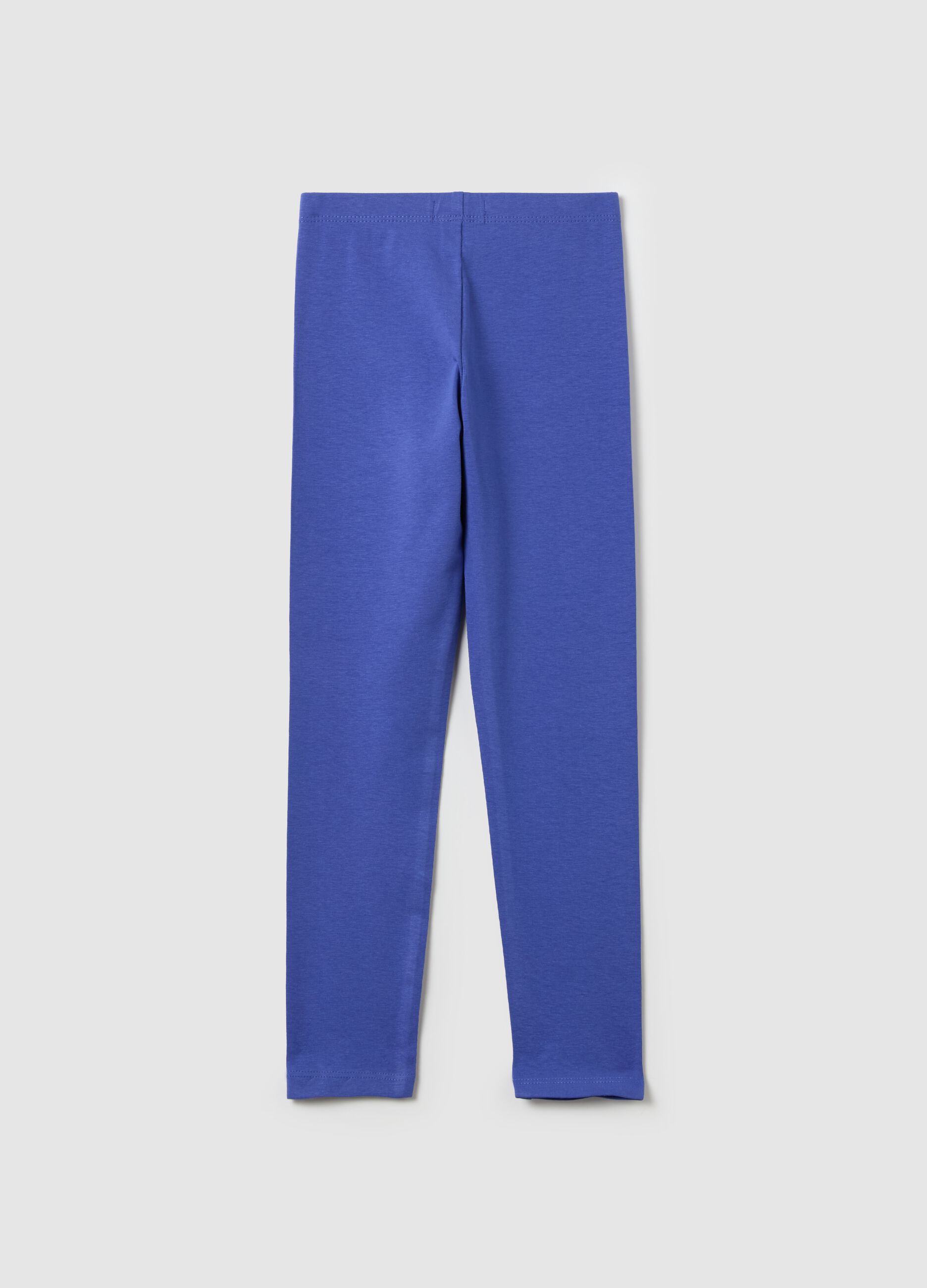 Stretch cotton leggings