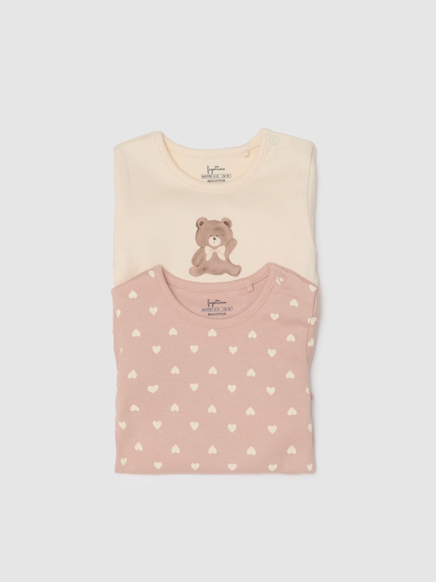 Newborn Multicolour Cotton Bodysuit Twin Pack_2