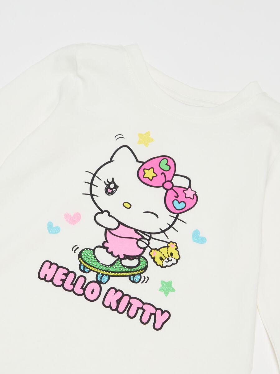 T-shirt a maniche lunghe Hello Kitty_2