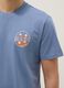 Light blue pure cotton T-shirt with print_3