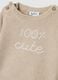Newborn set in pure beige cotton with embroidery_2
